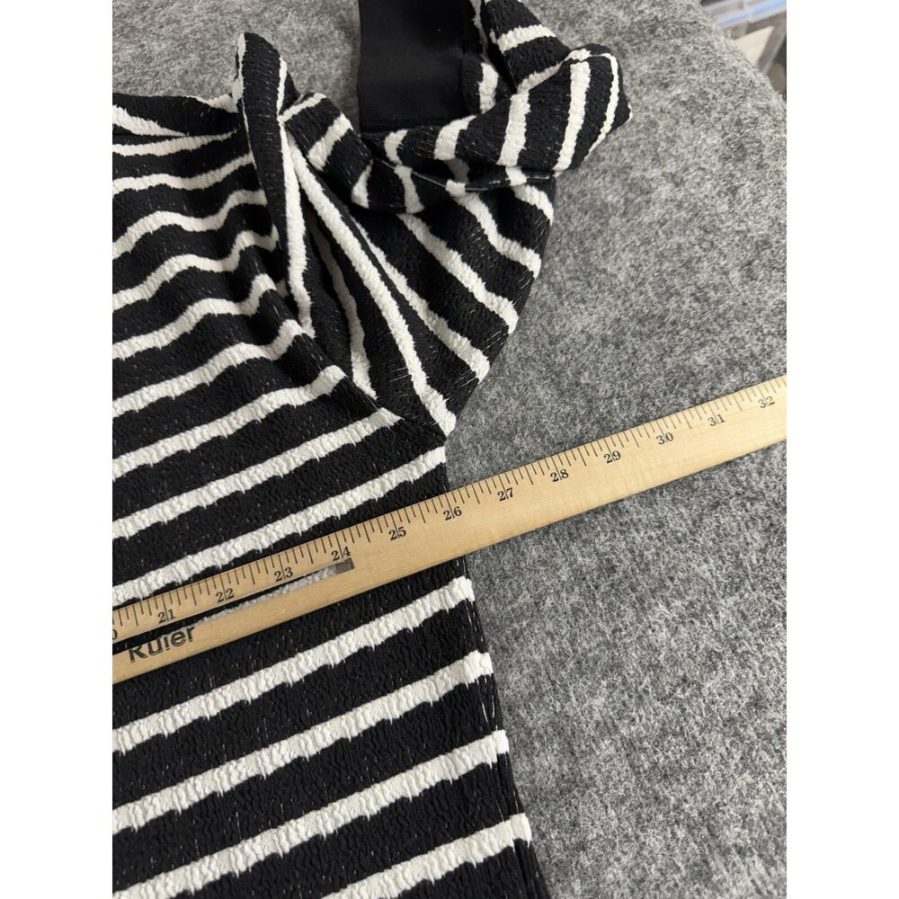 Berkley Jensen Sweater Womens 2XL Crew Neck Sweatshirt XXL Striped Textured N282 - Picture 8 of 10